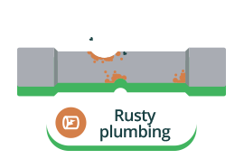 Rusty plumbing